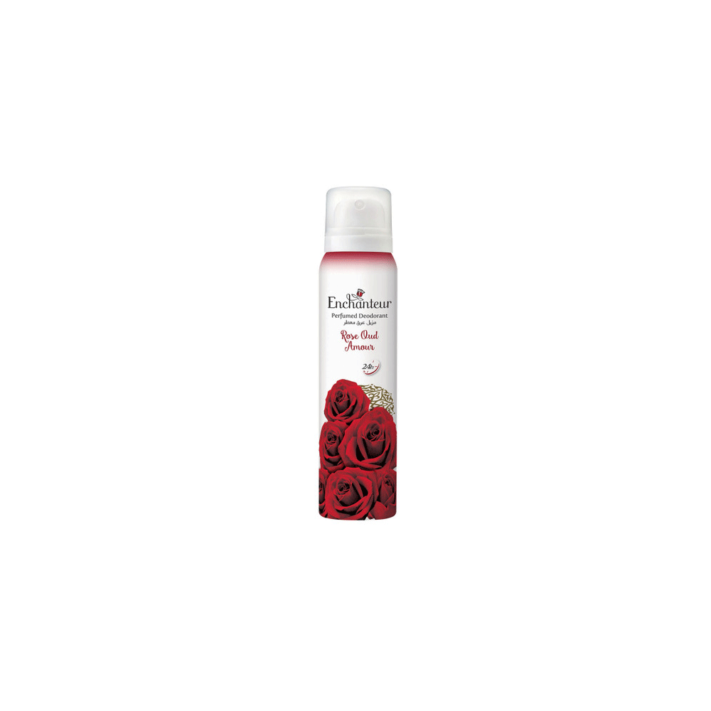 Enchanteur Rose Oud Amour Bodyspray 150ml - Snapcart.pk