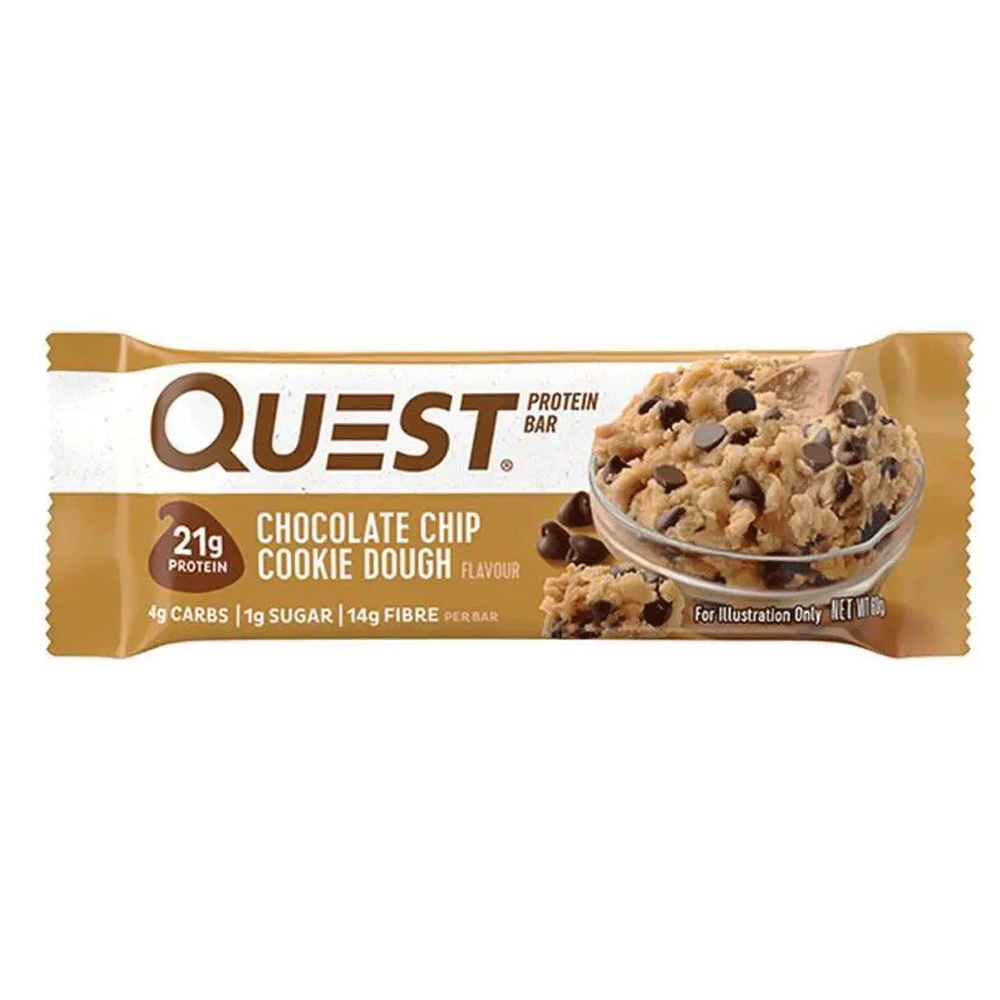 Quest Protein Bar Chocolate Chip Cookie Dough 60g