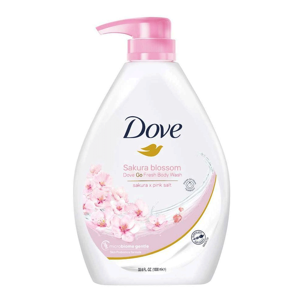 Dove Sakura Blossom Nourishing Body Wash 1Ltr