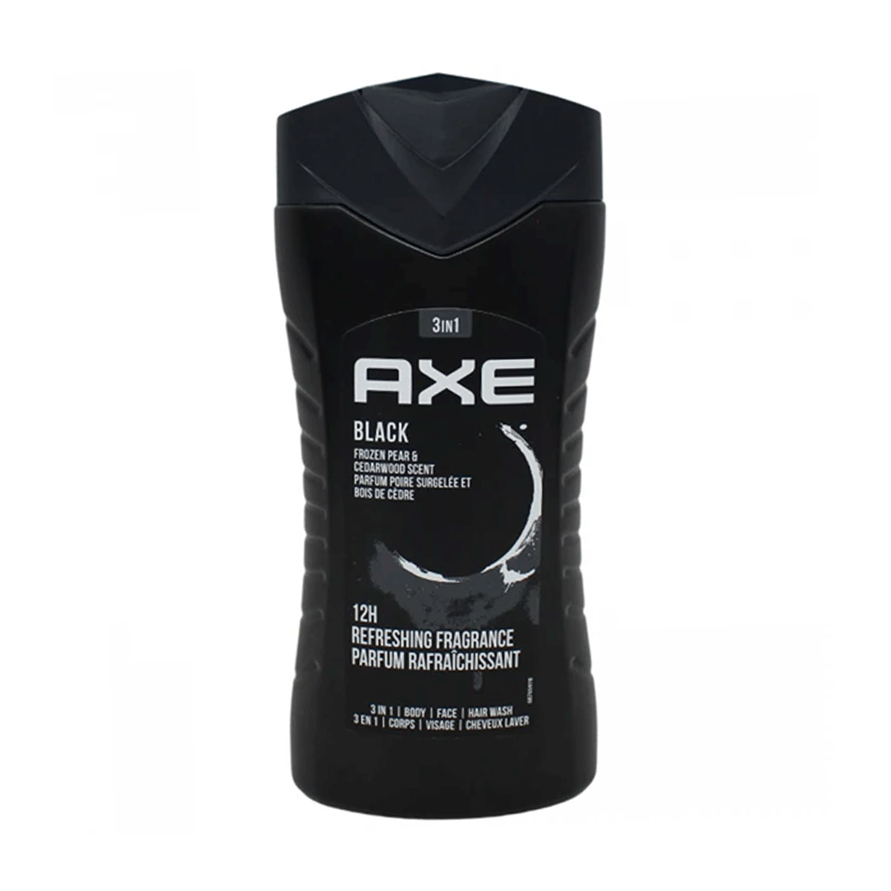 Axe Black Xl 3in1 Shower Gel 250ml Axe