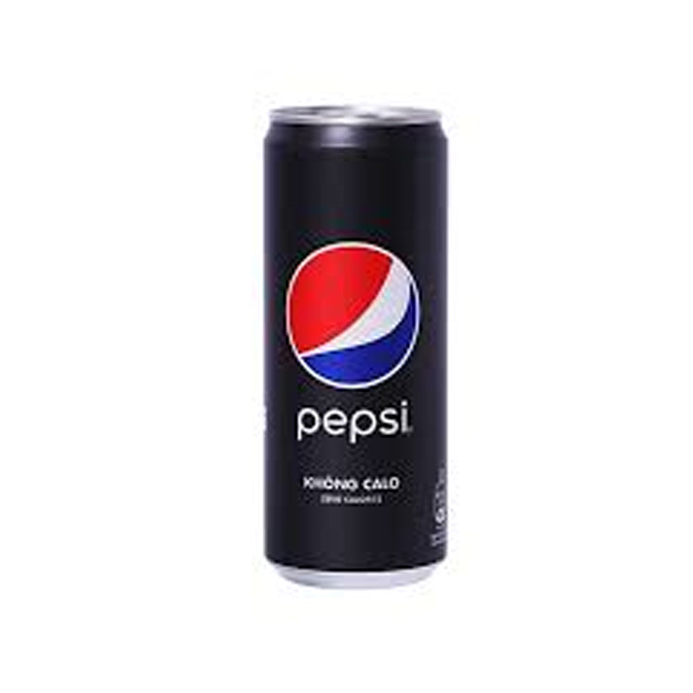 Pepsi Black Zero Calories Can 320ml - Snapcart.pk