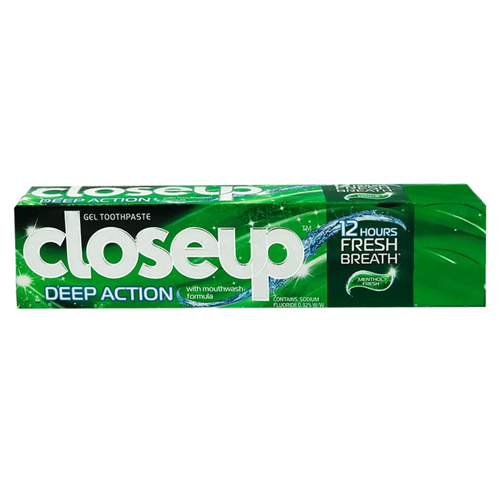 Closeup Deep Action Menthol Fresh Gel Toothpaste 100g Closeup