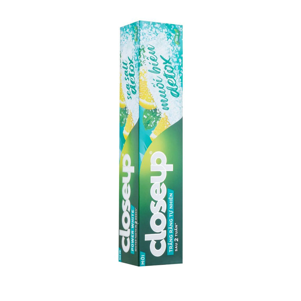 Closeup Sea Salt Detox Power White Toothpaste 180g Closeup