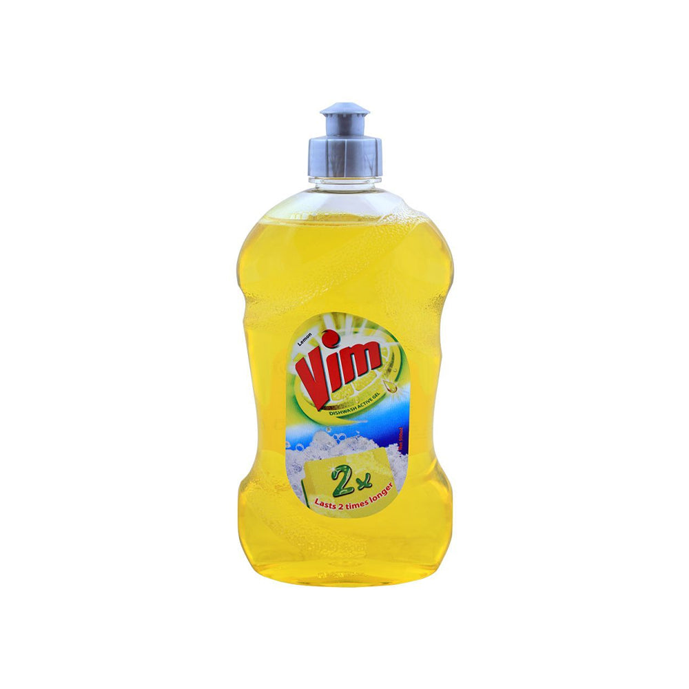 Vim Dishwash Active Gel Yellow 500ml - Snapcart.pk