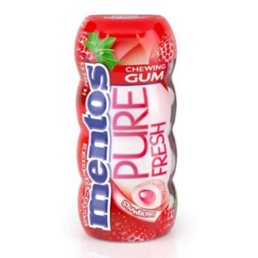 Mentos Full Fresh Strawberry Chewing Gum 31.5g - Snapcart.pk
