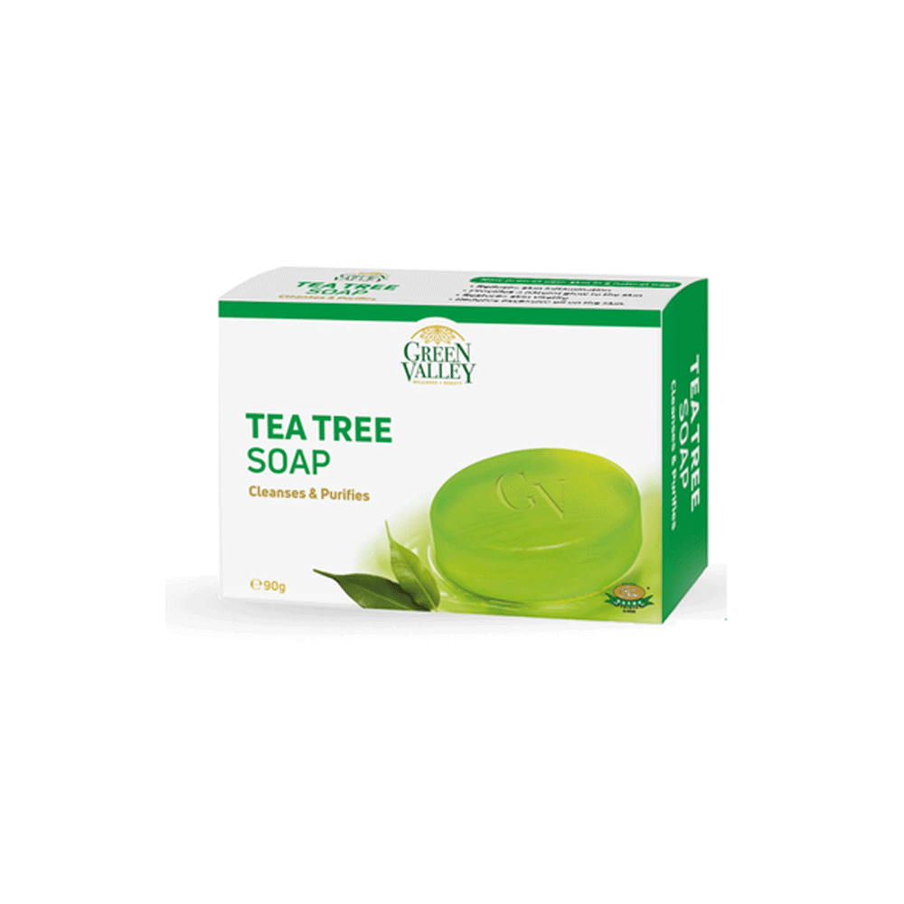 Green Valley Soap With Tea Tree 90g - Snapcart.pk