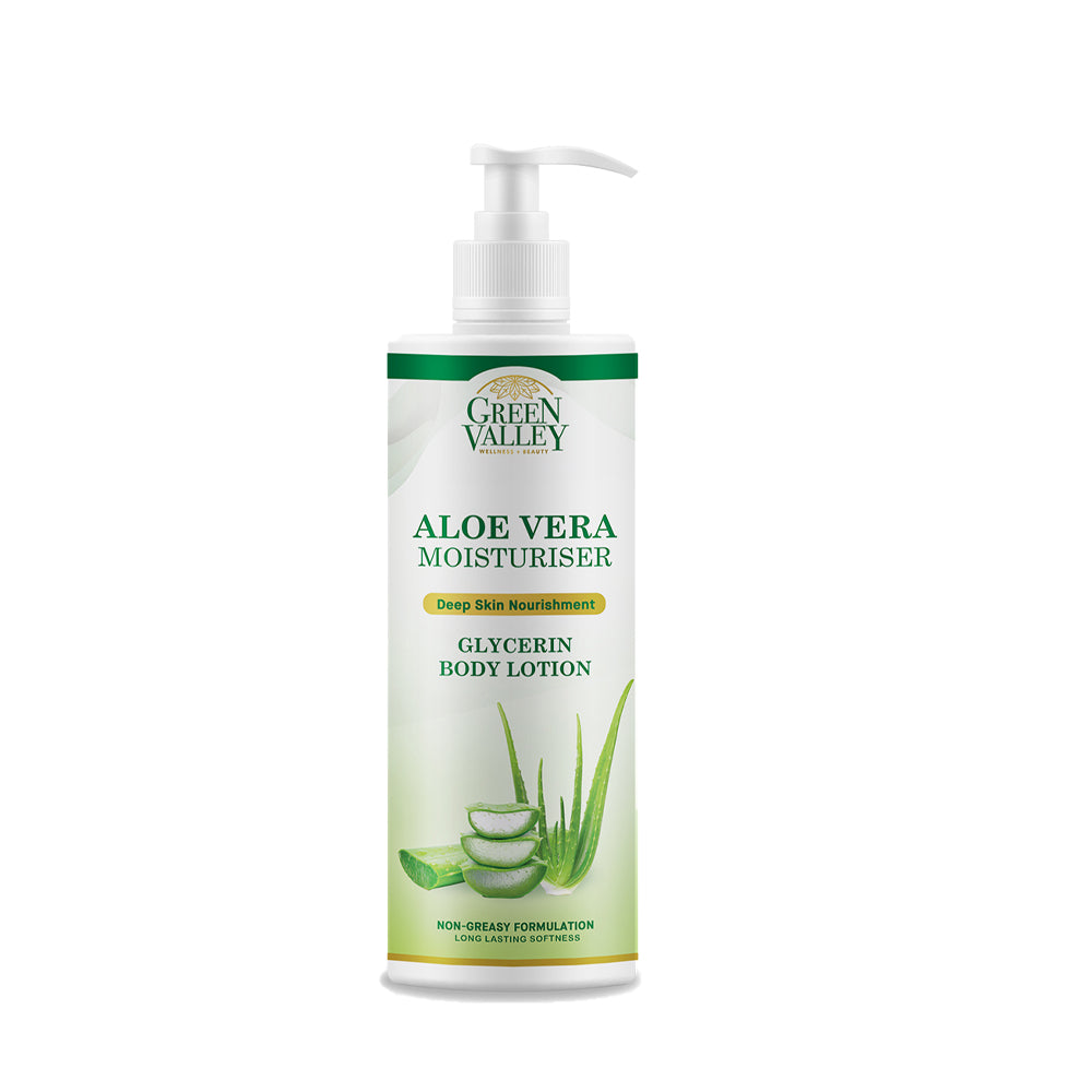 Green Valley Aloe Vera Moisturiser Body Lotion 200ml - Snapcart.pk