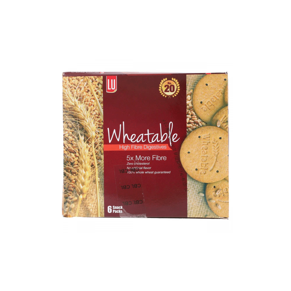 Lu Wheatable High Fibre Ticky Pack Biscuits