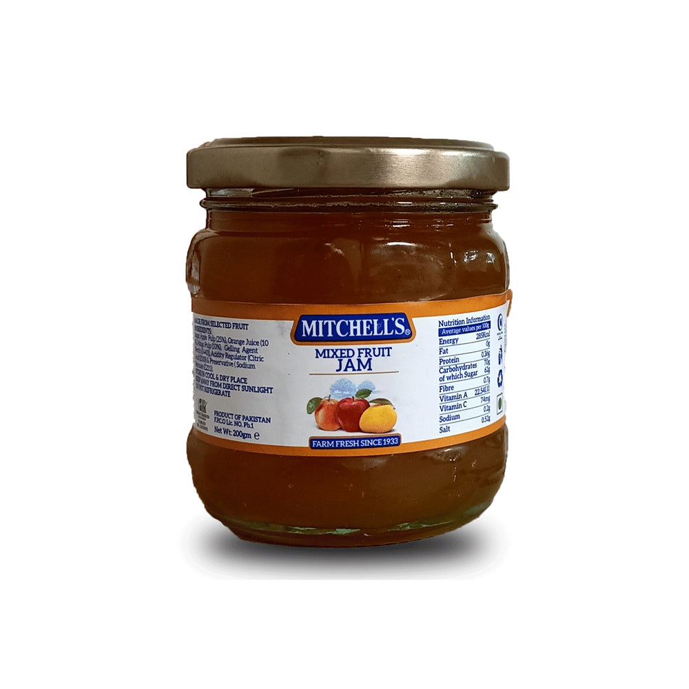 Mitchells Jam Mixed Fruit 200g - Snapcart.pk