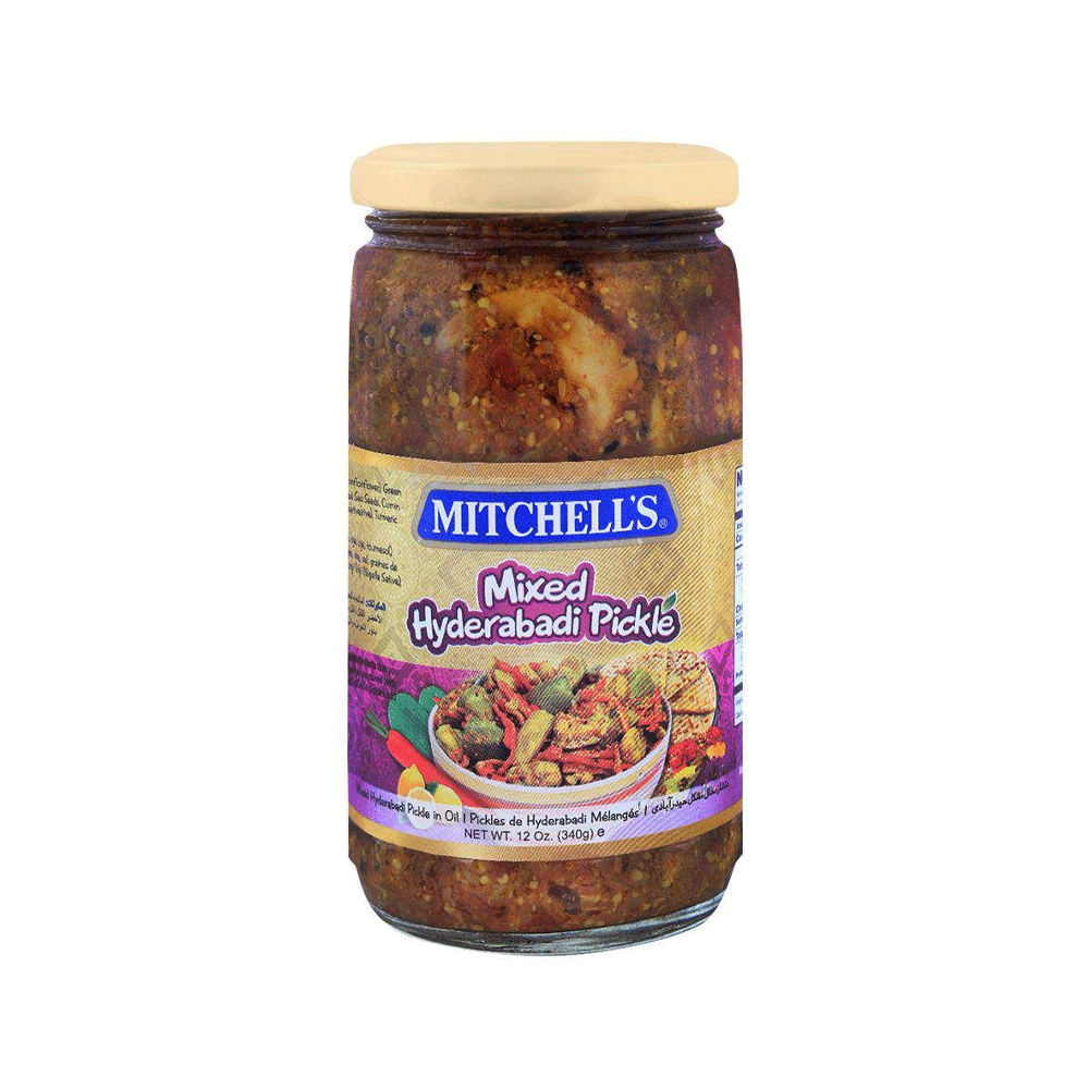 Mitchells Pickle Mixed Hyerabadi In Oil 340g - Snapcart.pk