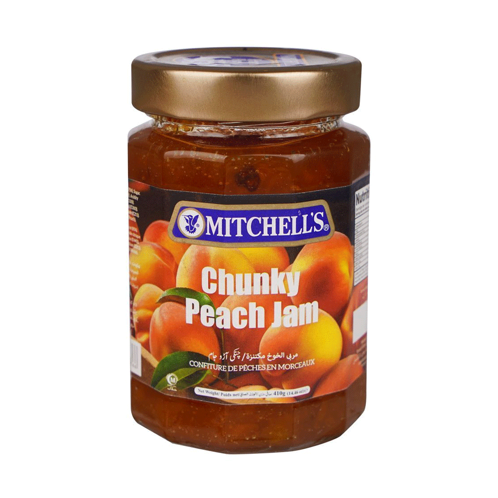 Mitchells Chunky Peach Jam 410g