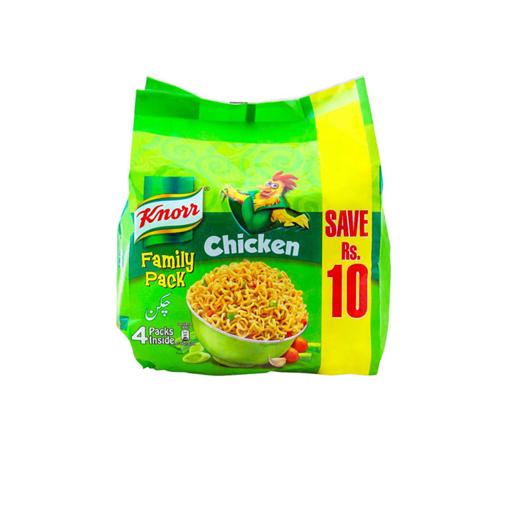Knorr Chicken Noodles Family Pack 4s - Snapcart.pk