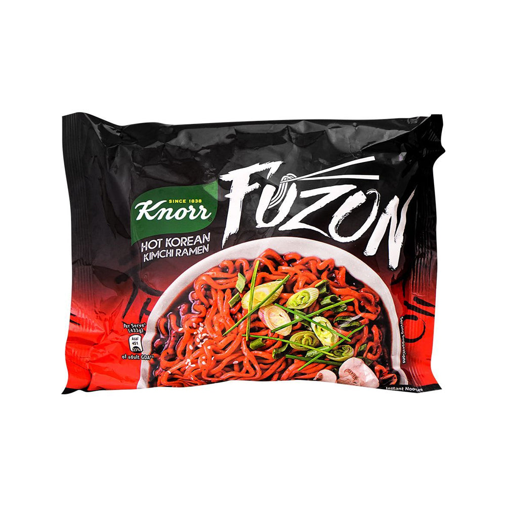 Knorr Fuzon Hot Korean Kimchi Ramen Noodle 133g - Snapcart.pk