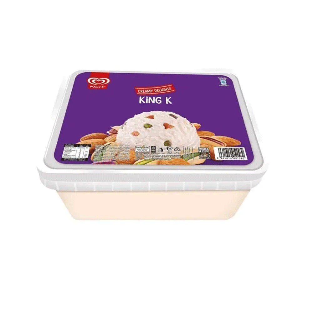 Walls King Kulfa & Pista Ice Cream Tub 1.4l - Snapcart.pk