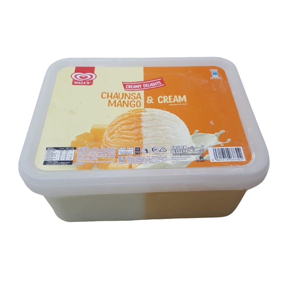 Walls Bucket Mango & Cream 1.4ltr - Snapcart.pk