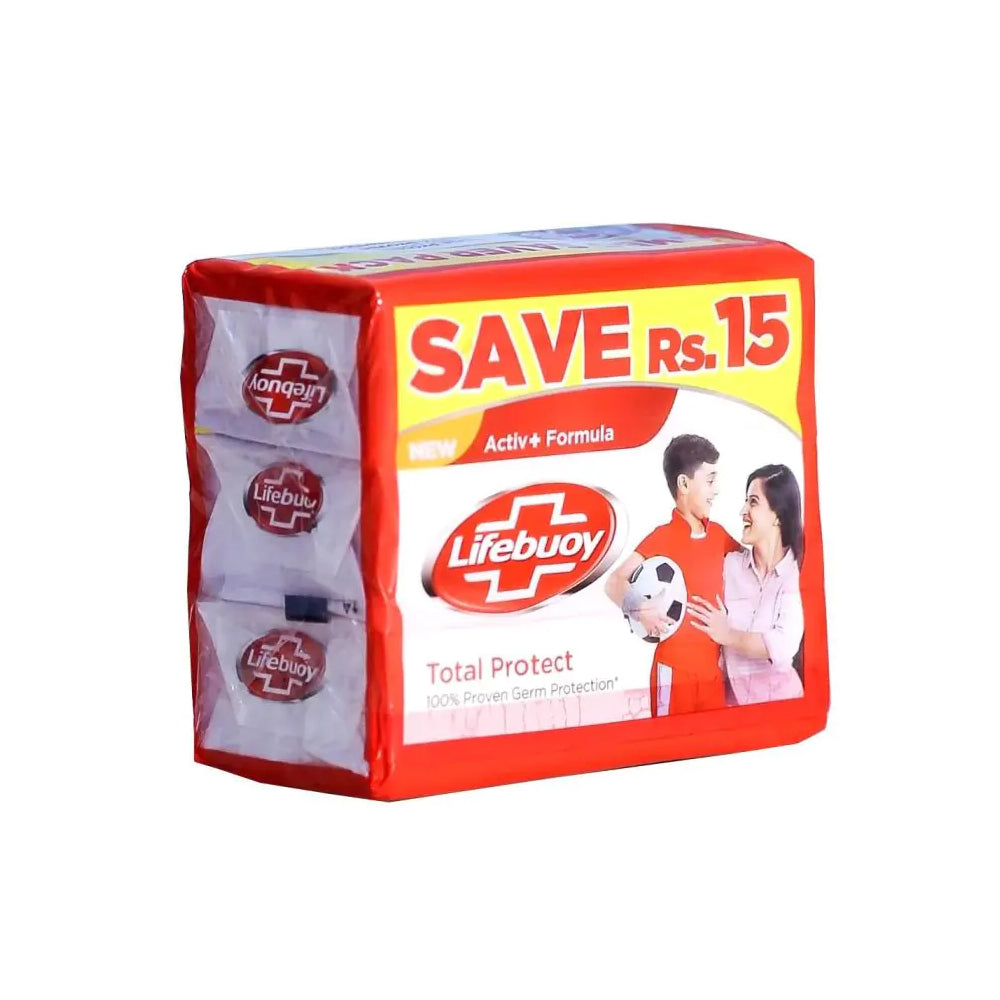 Lifebuoy Total Protect Soap 3x98g - Snapcart.pk