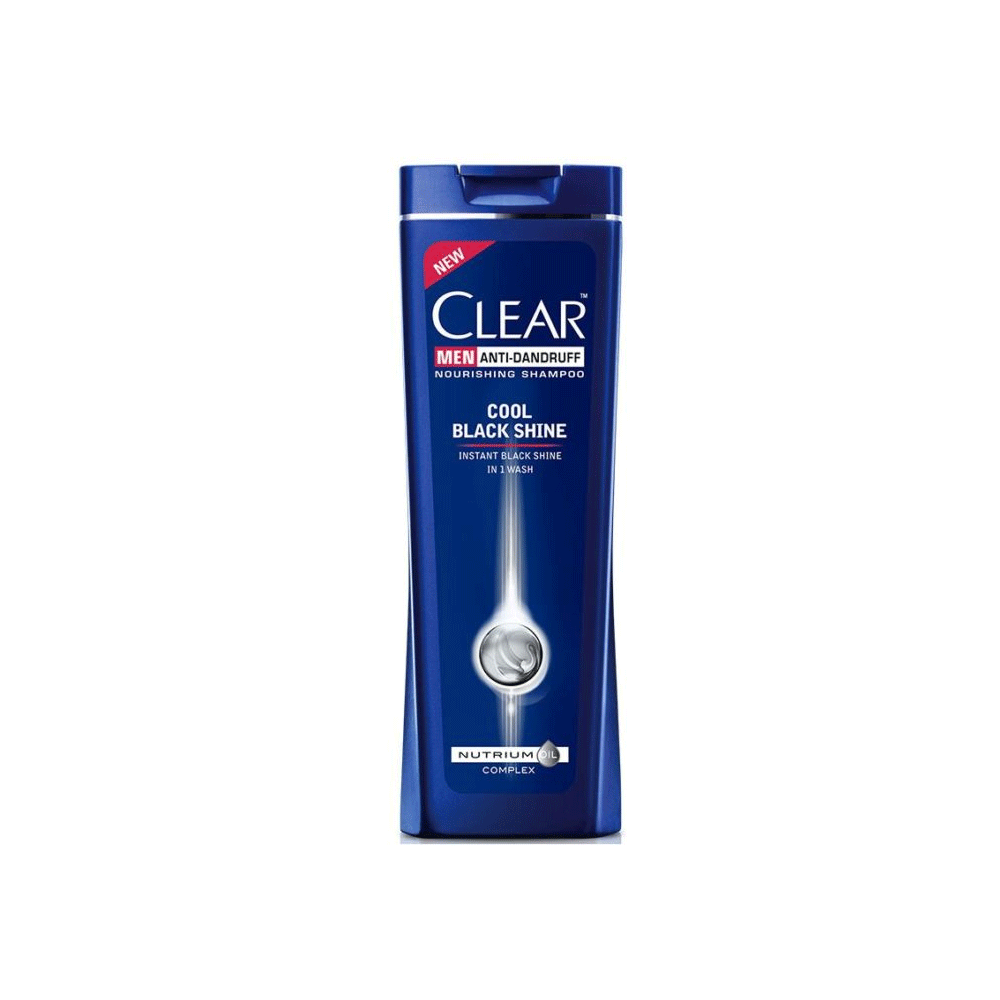 Clear Cool Black Shine Men Shampoo 380ml - Snapcart.pk