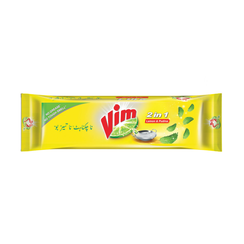 Vim Dish Bar Offer 2 In 1 Lemon & Podina 230g - Snapcart.pk