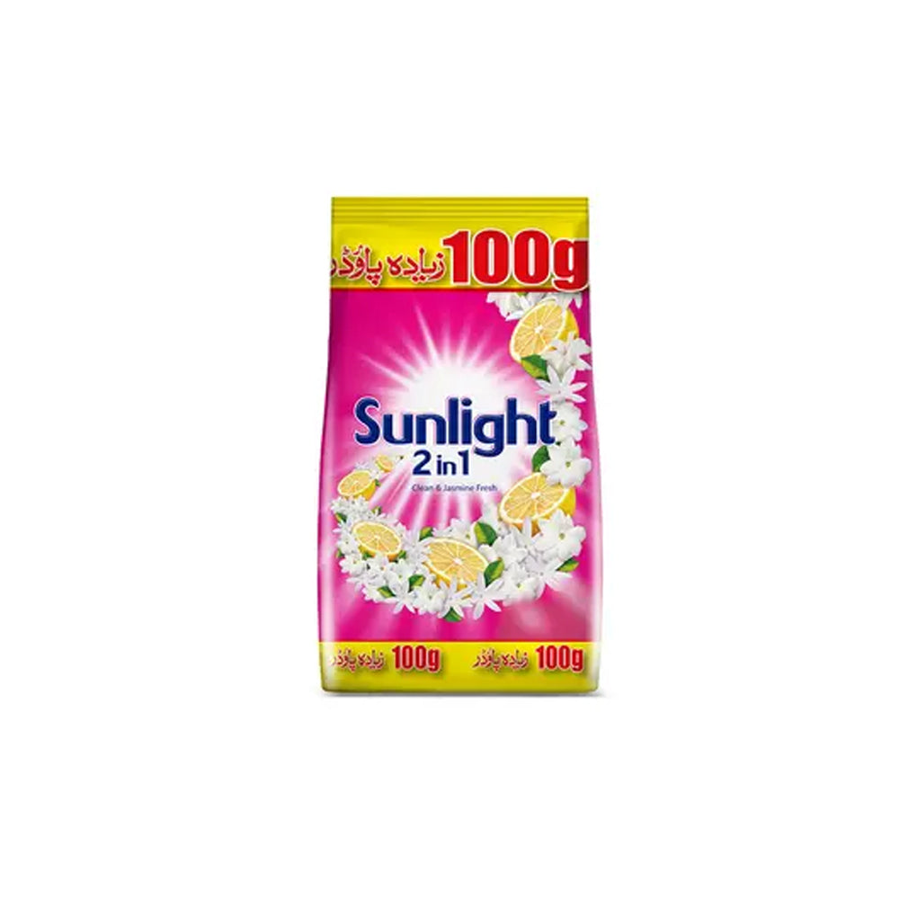 Sunlight 2in1 Clean & Jasmine Fresh Powder 700g - Snapcart.pk