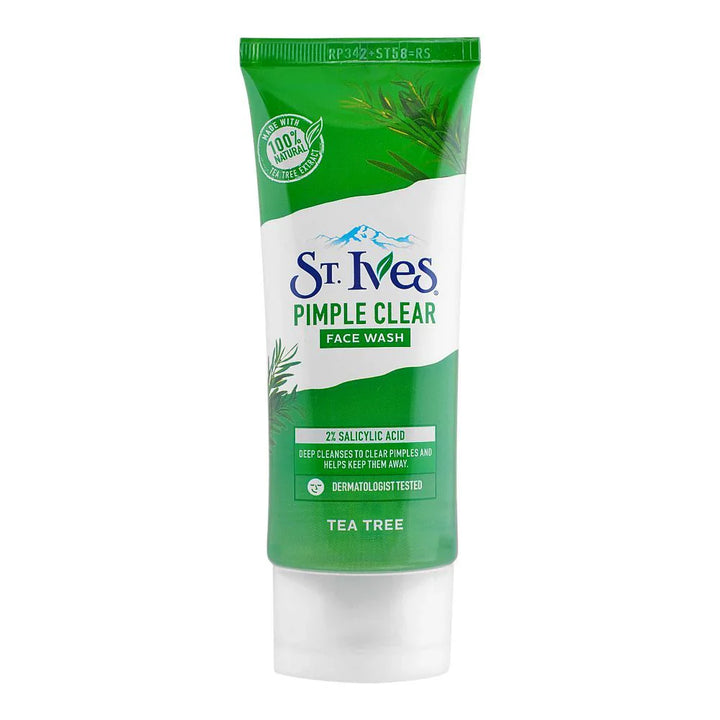 St. Ives Pimple Clear Face Wash Tea Tree 100g - Snapcart.pk