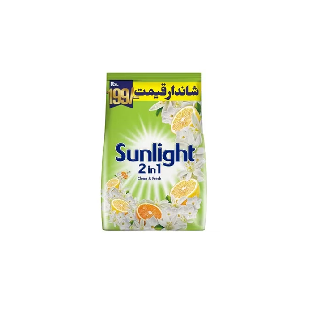 Sunlight 2in1 Clean & Fresh Powder 1kg - Snapcart.pk