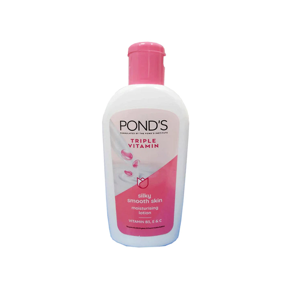 Ponds Triple Vitamin Silky Smooth Skin Lotion 400ml - Snapcart.pk