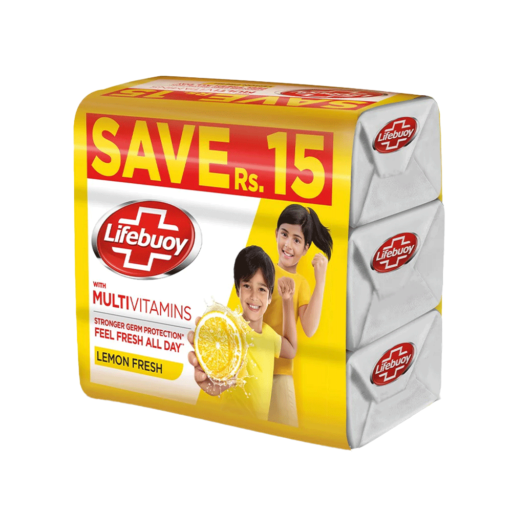 Lifebuoy Lemon Fresh Trio Pack 123gx3