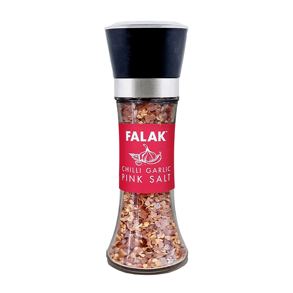 Falak Chilli Garlic Pink Salt 150g