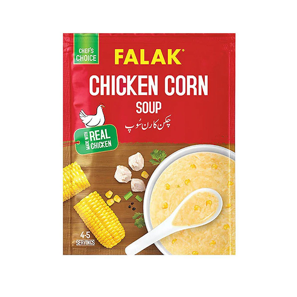Falak Chicken Corn Soup 50g - Snapcart.pk