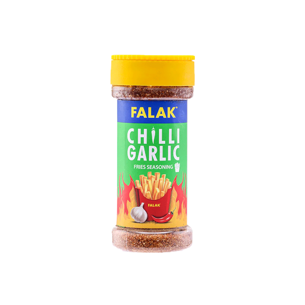 Falak Chilli Garlic Fries Seasning Podwer 75g - Snapcart.pk