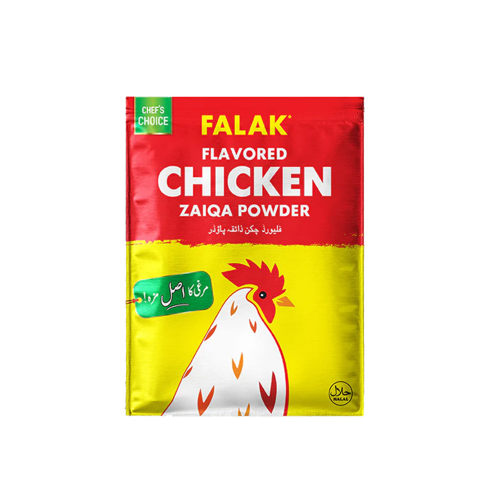 Falak Flavored Chicken Zaiqa Powder 100g - Snapcart.pk