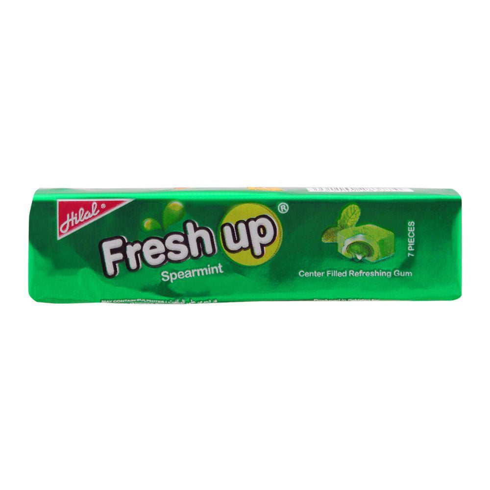 Hilal Fresh Up Spearmint Gum 7s - Snapcart.pk