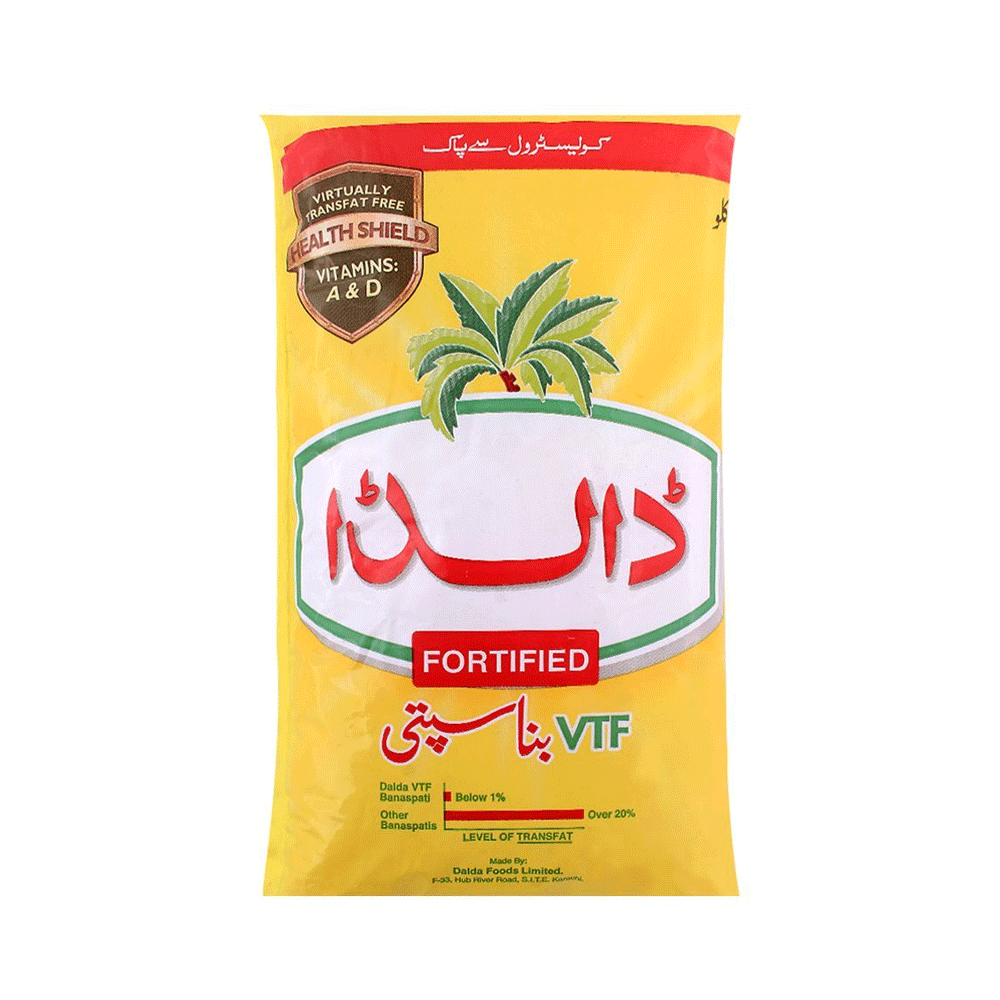 Dalda Banaspati 1kg Pouch - Snapcart.pk