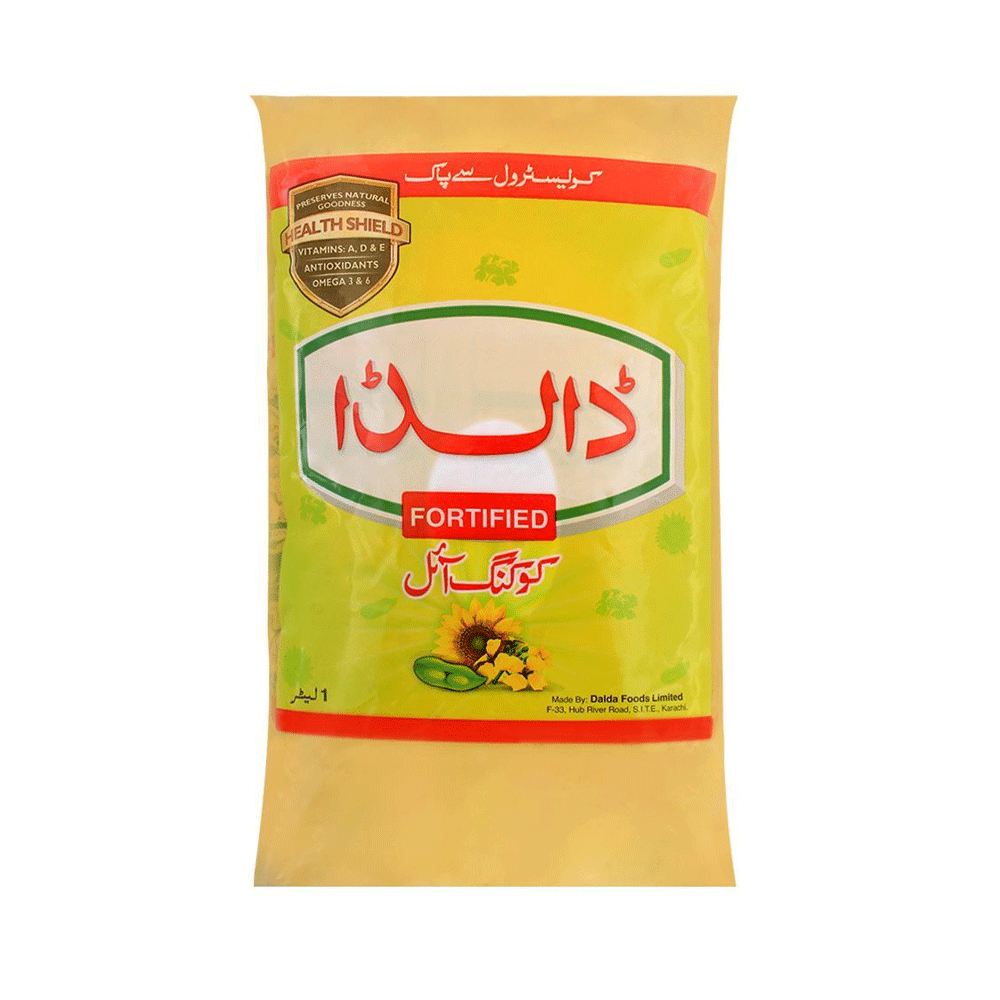 Dalda Cooking Oil 1ltr Pouch - Snapcart.pk