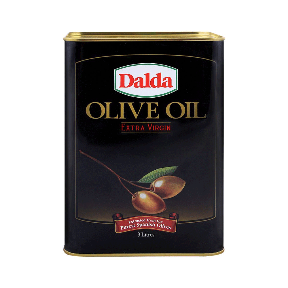 Dalda Extra Virgin Olive 3ltr Tin - Snapcart.pk