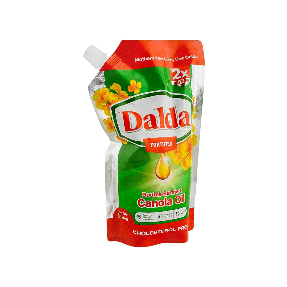 Dalda Cooking Oil 1ltr Pouch With Nozzle - Snapcart.pk