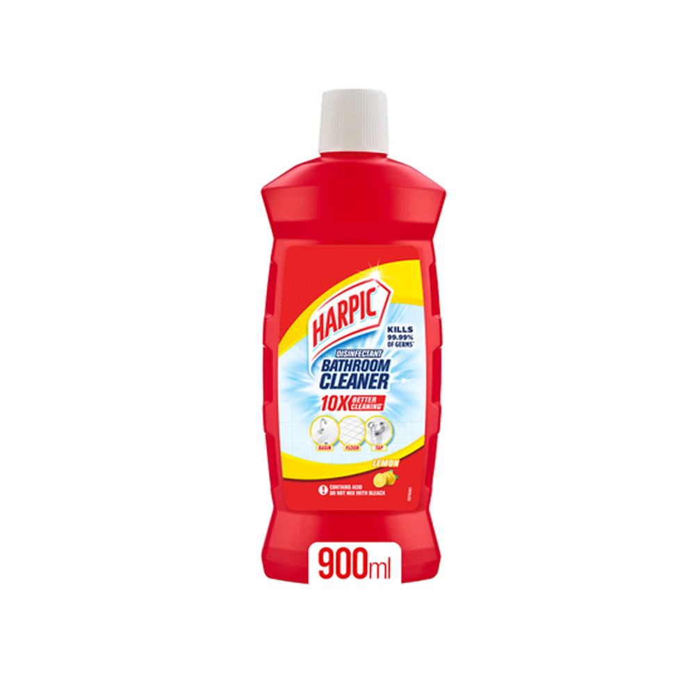 Harpic Bathroom Cleaner Lemon 900ml - Snapcart.pk