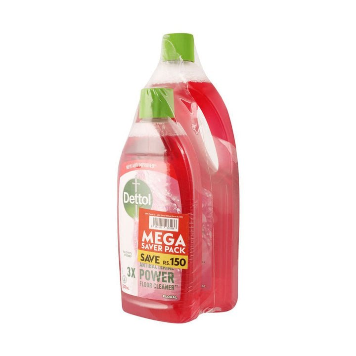 Dettol Floor Cleaner Floral Save Pack 150 - Snapcart.pk
