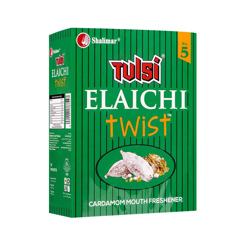 Tulsi Elaichi Twist Cardamom Mouth Freshener 48pcs - Snapcart.pk