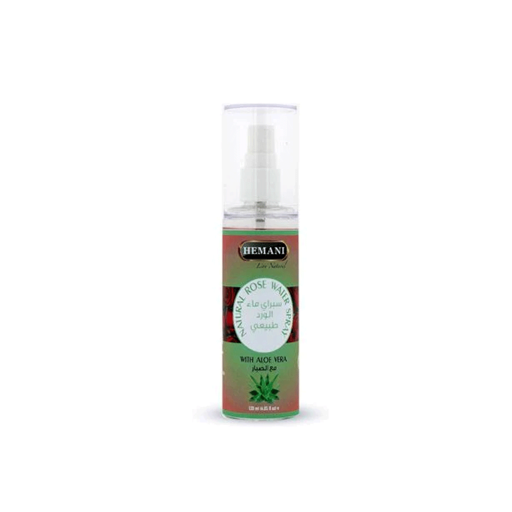 Hemani Rose Water With Aloe Vera 120ml - Snapcart.pk