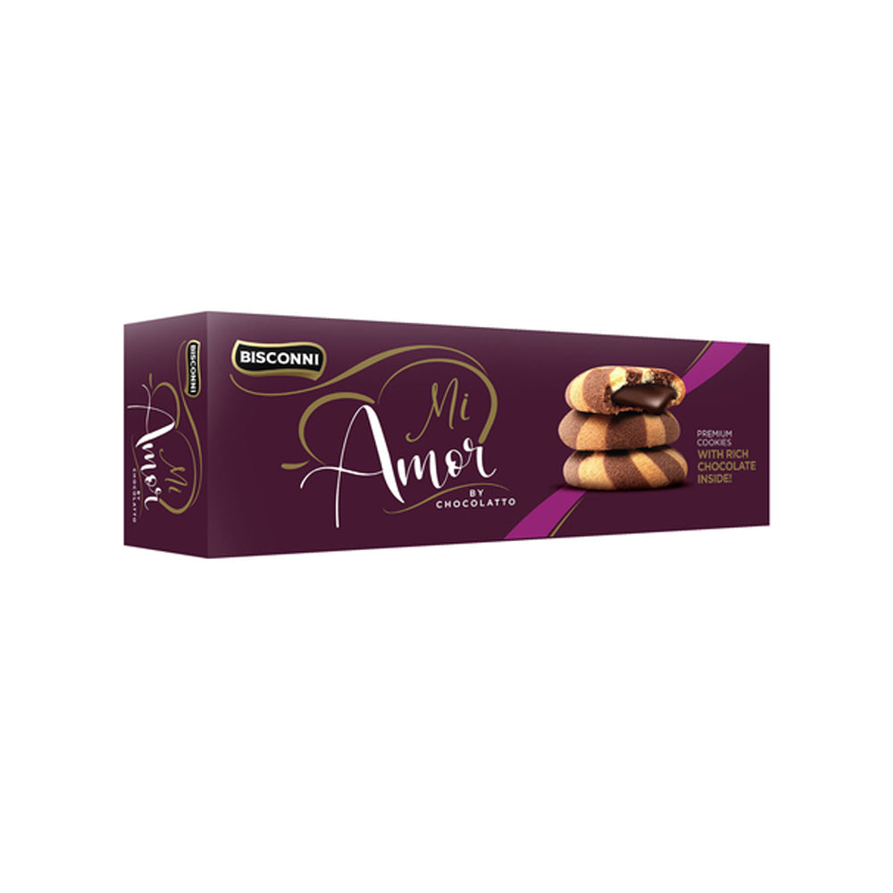 Bisconni Mi Amor With Rich Chocolate Inside Cookies 30g - Snapcart.pk