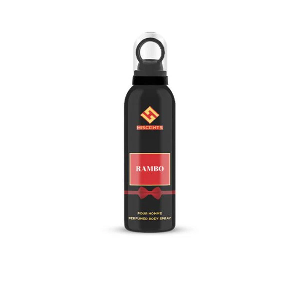 Hiscents Rambo Men Body Spray 200ml - Snapcart.pk