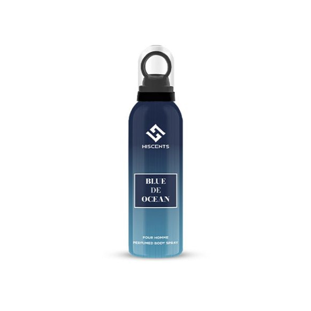 Hiscents Blue De Ocean Women Body Spray 200ml - Snapcart.pk
