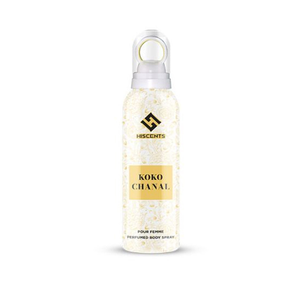 Hiscents Koko Chanal Women Body Spray 200ml - Snapcart.pk