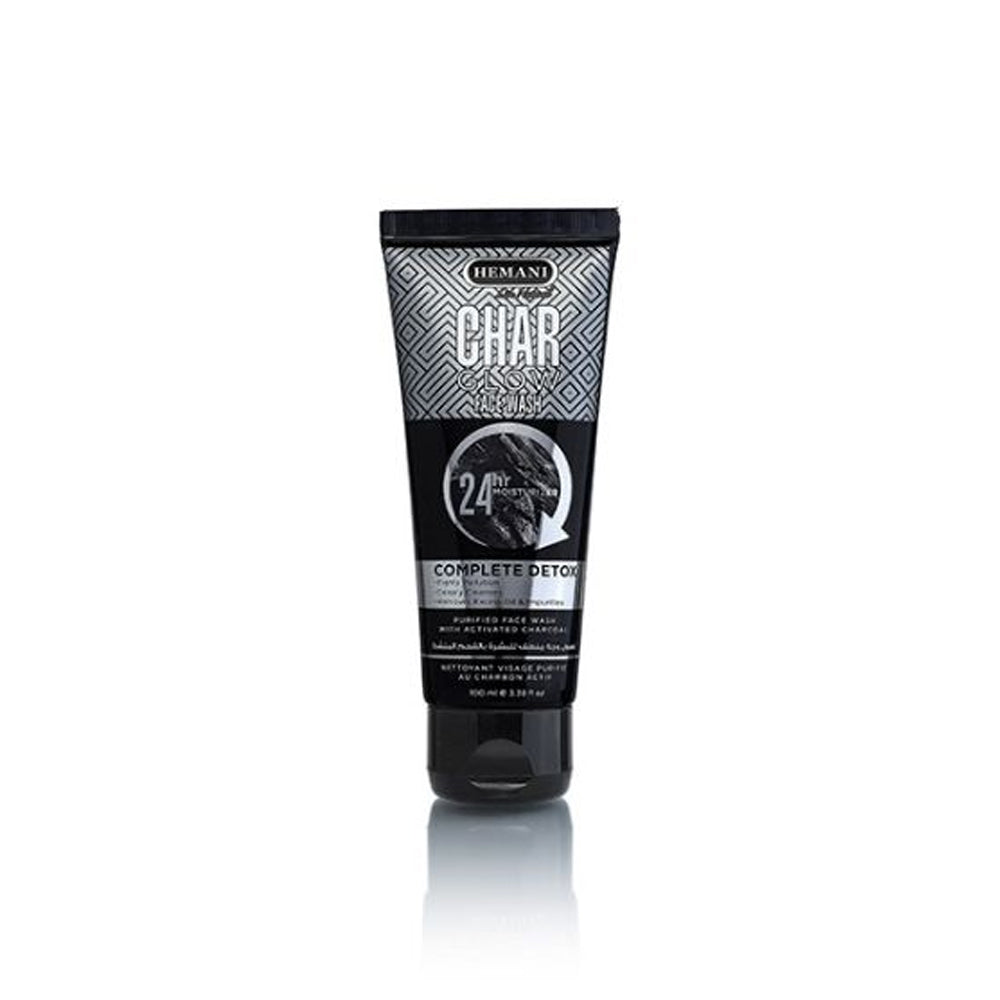 Hemani Char Glow Face Wash 100ml - Snapcart.pk