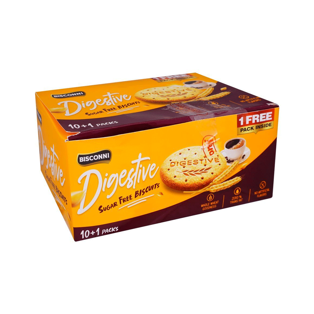 Bisconni Digestive Sugar Free Biscuits 270g - Snapcart.pk