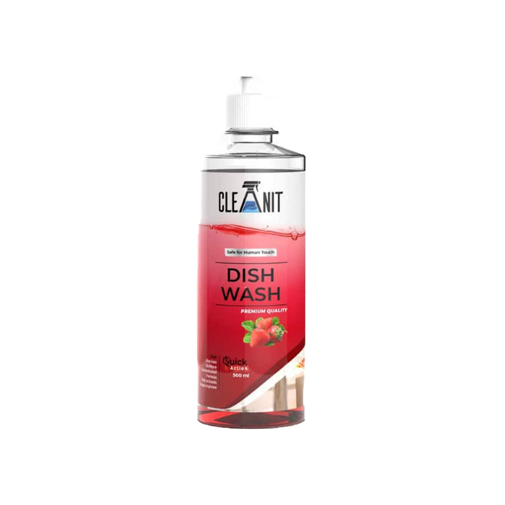 Cleanit Dish Wash Strawberry Bottle 500ml - Snapcart.pk