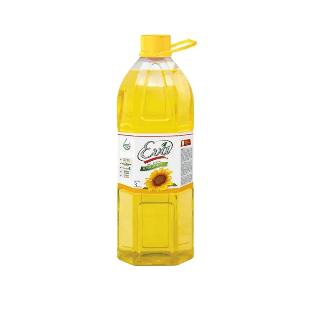 Eva Sunflower Oil 3ltr - Snapcart.pk