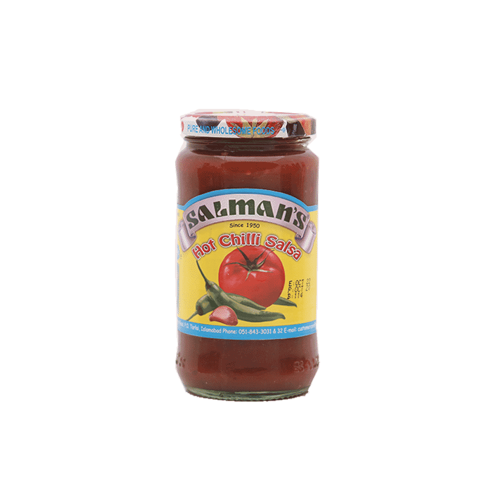 Salmans Hot Chilli Salsa 370g - Snapcart.pk