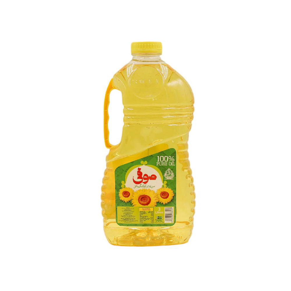 Sufi Sunflower Cooking Oil 3l - Snapcart.pk